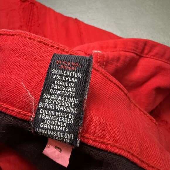 Jordan Craig Jeans Men's 42x32 Red Legacy Edition Jeans Aaron Distressed - Picture 6 of 11